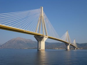 Bridge between the Gulf of Patras and the Gulf of Corinth