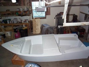 Oh My God, it looks like a white plastic boat