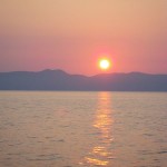 Sunrise over Evia
