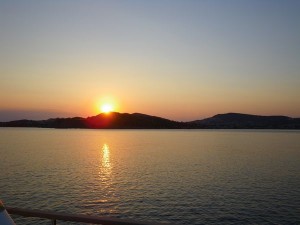 Sunset  over Palaia Fokaia